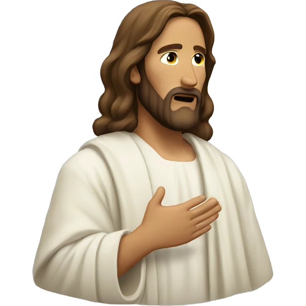 jesus is listening emoji