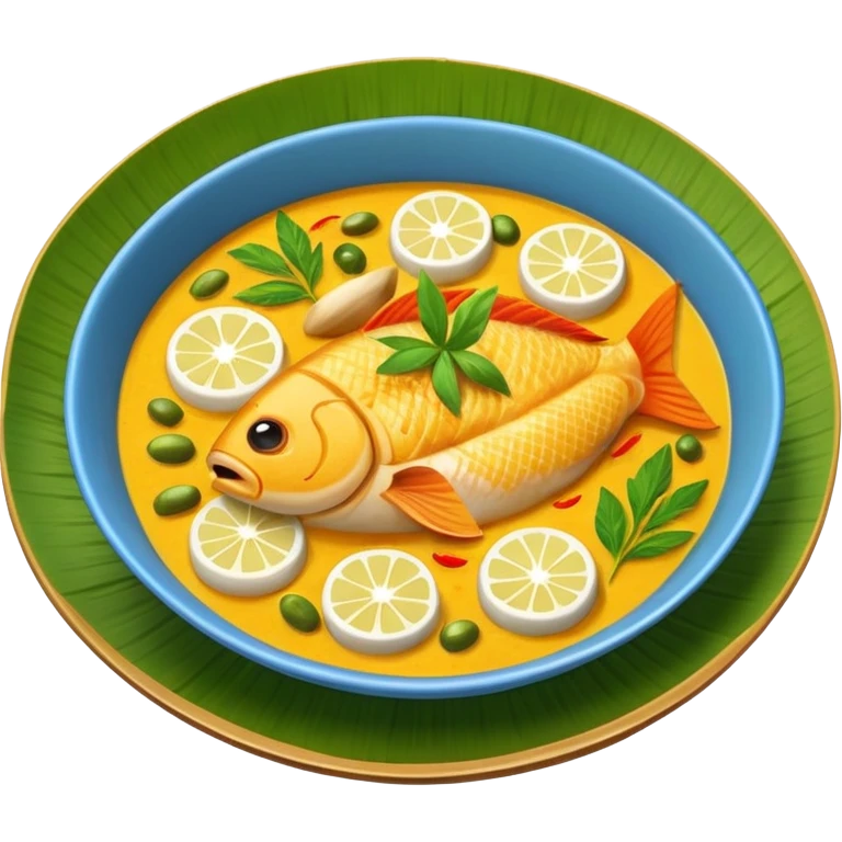 Fish Amok cambodian dish emoji
