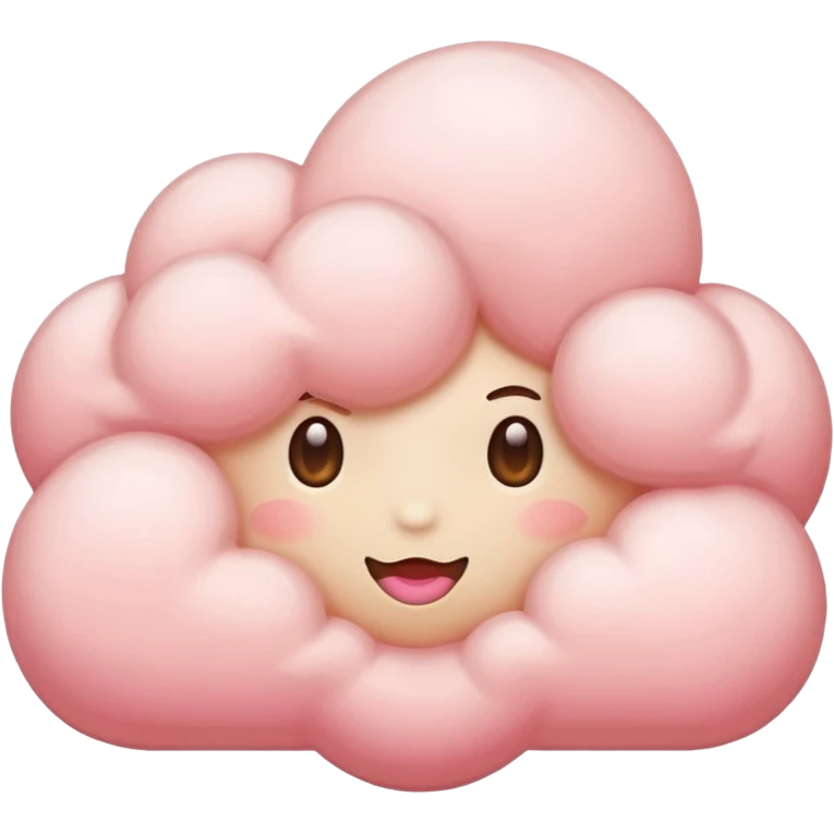 cloud peach pink emoji