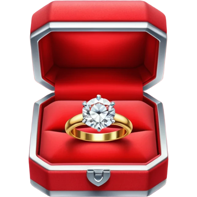 diamond ring in a red box emoji