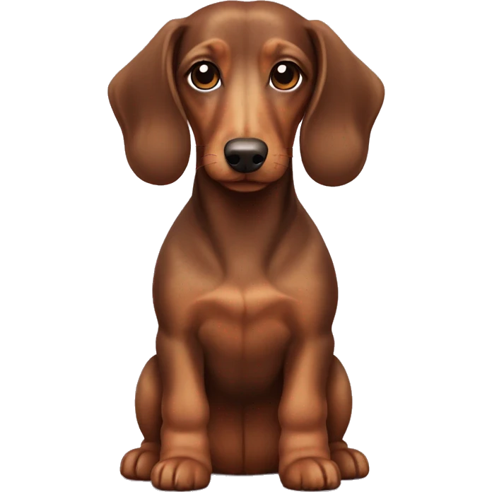 brown dachshund poodle mix emoji