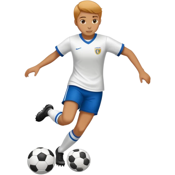 playing soccer emoji