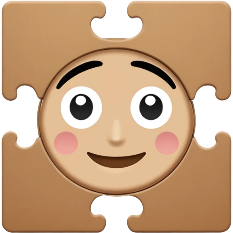 puzzle brown one missing emoji