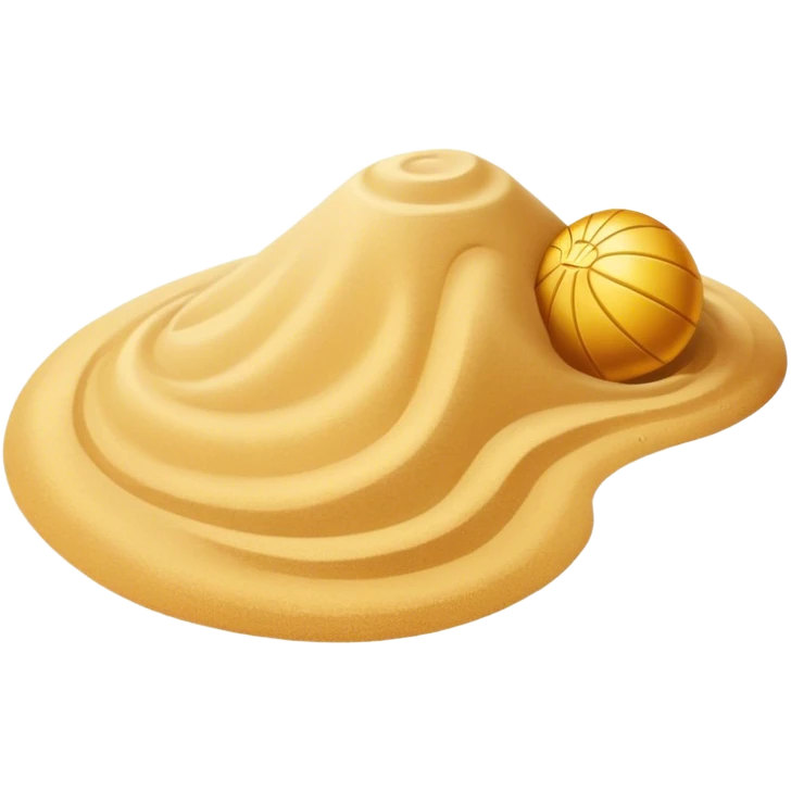 Sand beach emoji