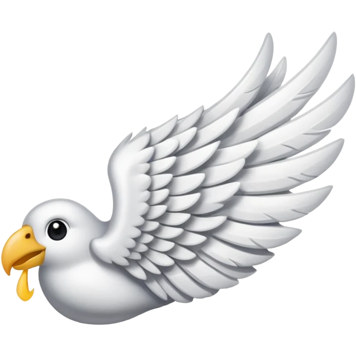 Only Single Wings of left side emoji