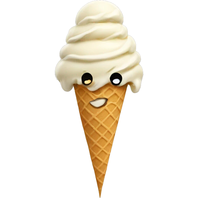 Creamy ice cream  emoji