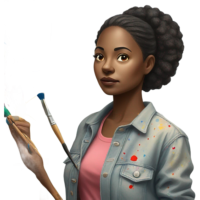 woman painter emoji