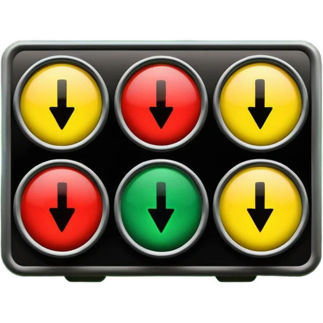 mac os icon rotation retro traffic signal arrows rotating inversion emoji