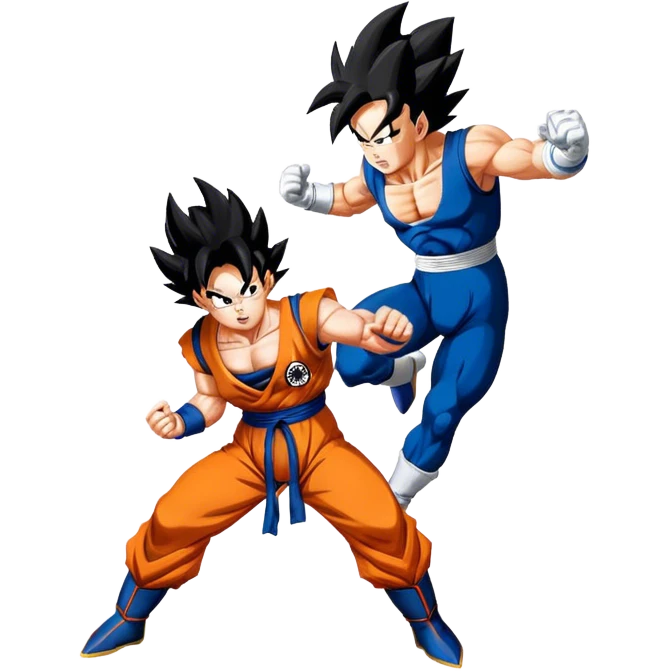 Goku vs Vegeta emoji