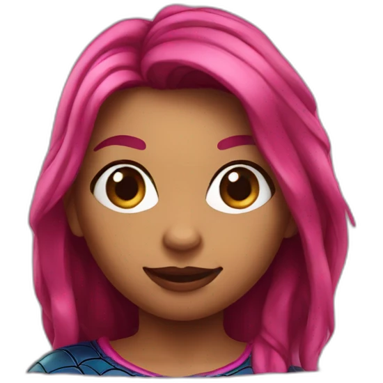 Spiderman girl emoji