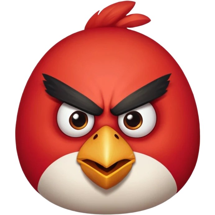 Angry bird emoji