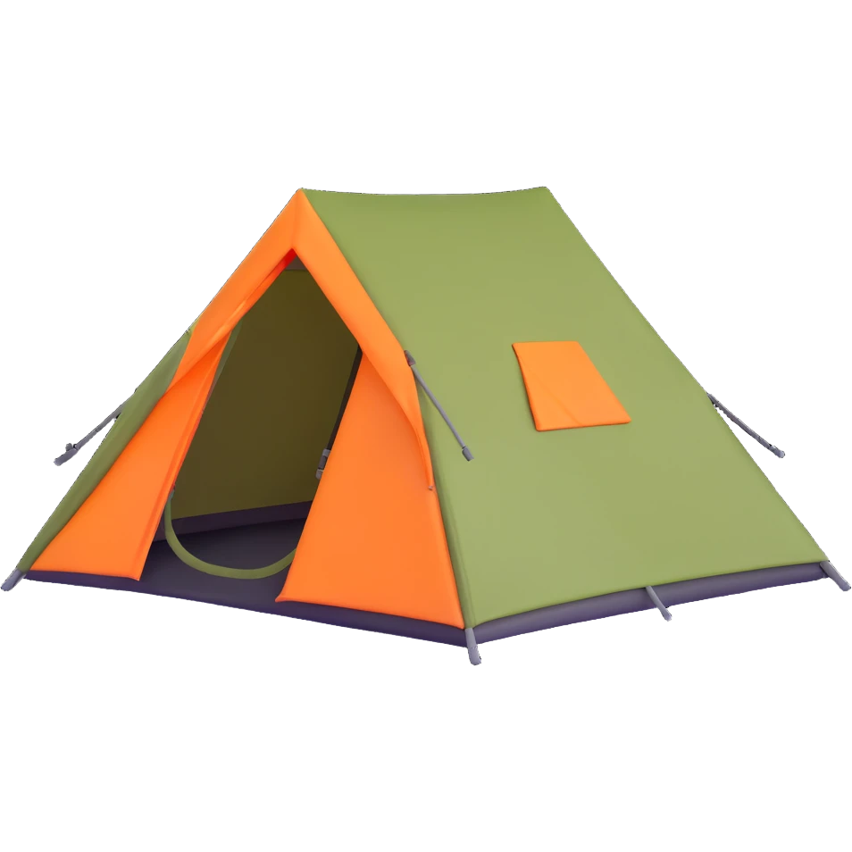 camping tent emoji