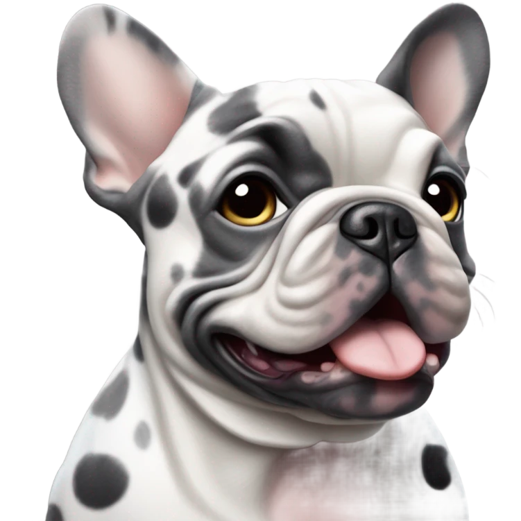 Merle French Bulldog emoji