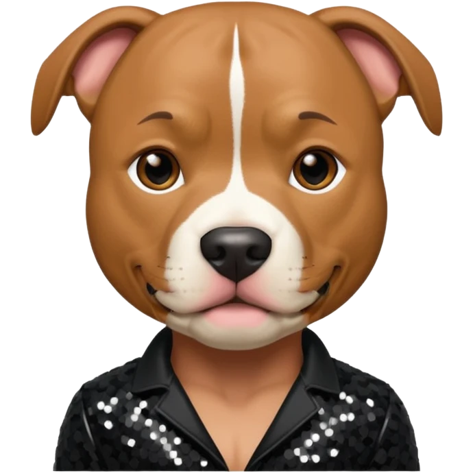 Pitbull, Rapper with black sequin outfit emoji