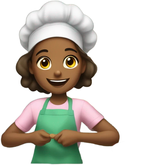 girl baking emoji