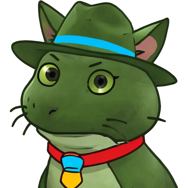 Cowboy cat emoji