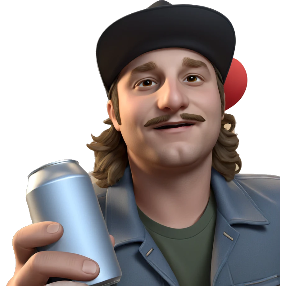 male in hat holding can emoji