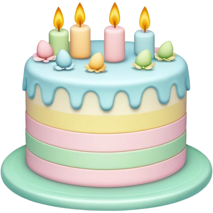 easter pastel cake emoji
