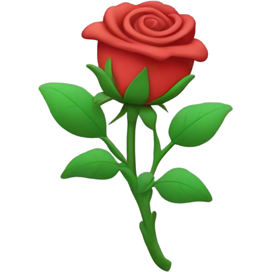 rose toy emoji