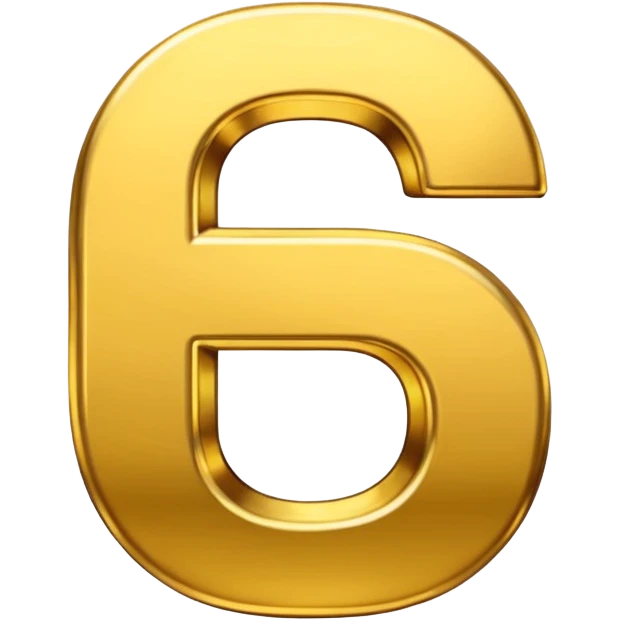 Big bold number 67 emoji