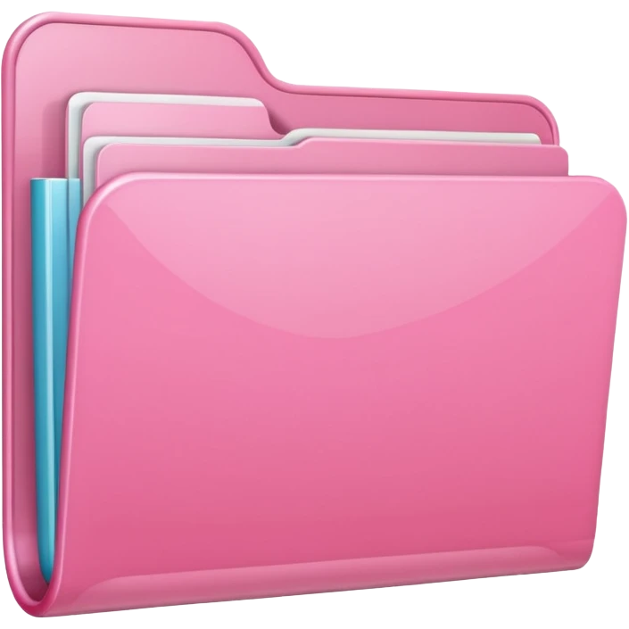 Empty Pink folder emoji emoji