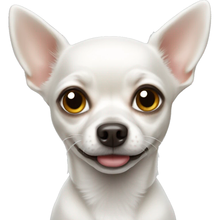 white chihuahua dog emoji