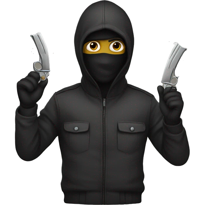 A robber emoji