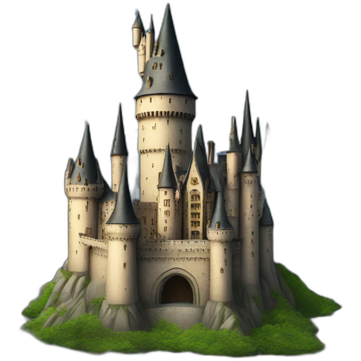 hogwarts castle emoji