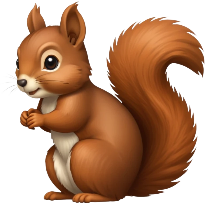 Squirrel facing forwards  emoji