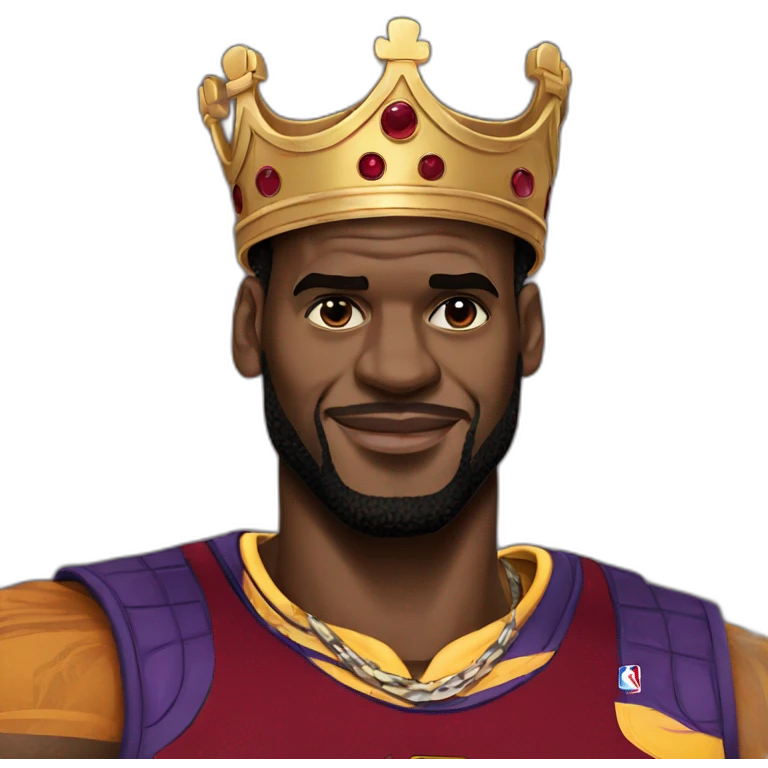 Lebron james king emoji