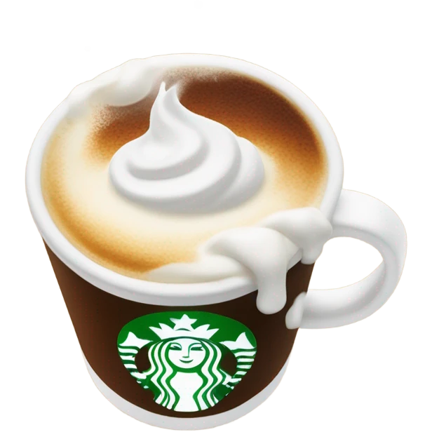 Starbucks coffee emoji