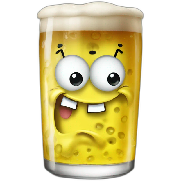spongebob-beer emoji