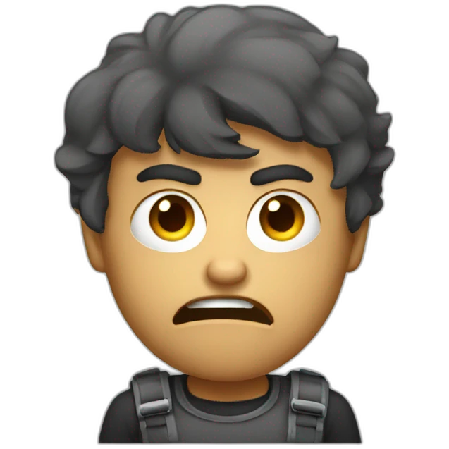 Graphic designer angry  emoji