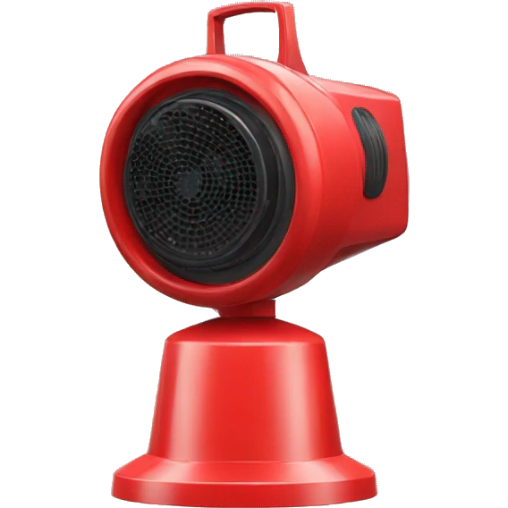 red alarm siren emoji