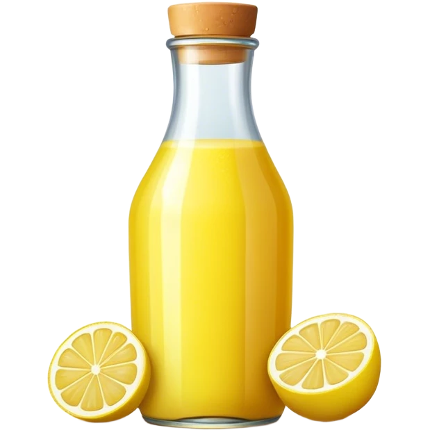 Bottle lemon juice emoji