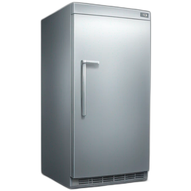 empty silver refrigerator emoji