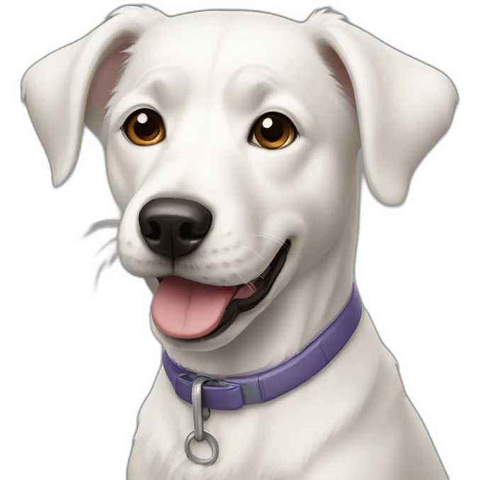white dog emoji