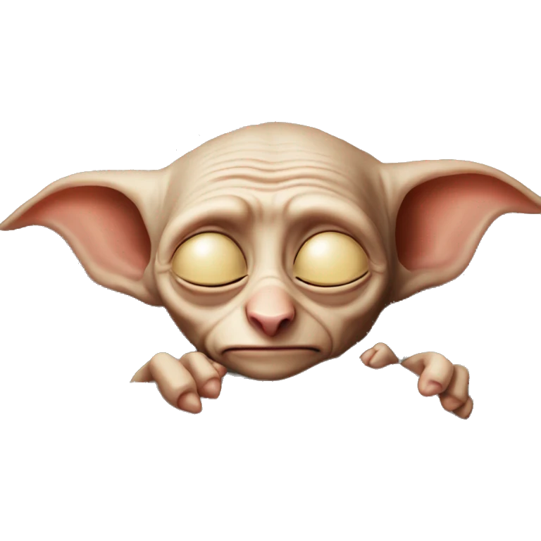 Dobby sleeping emoji