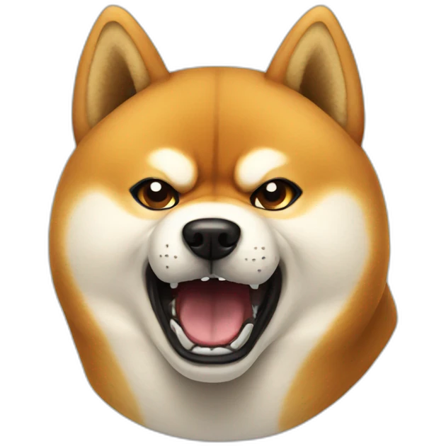 angry shiba inu emoji