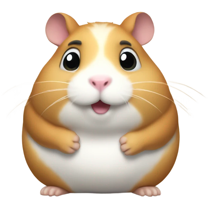 Fat hamster that’s so fat he’s blurry and takes up more than the whole screen emoji