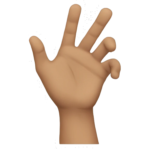 Lightskin waving arm just the arm emoji