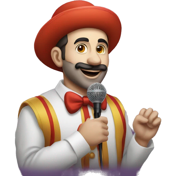 pashinyan clown with microphone emoji