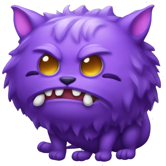 purple CATNAP MONSTER emoji