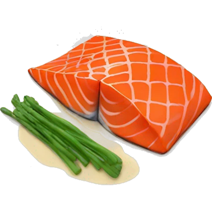 Salmon in sauce emoji