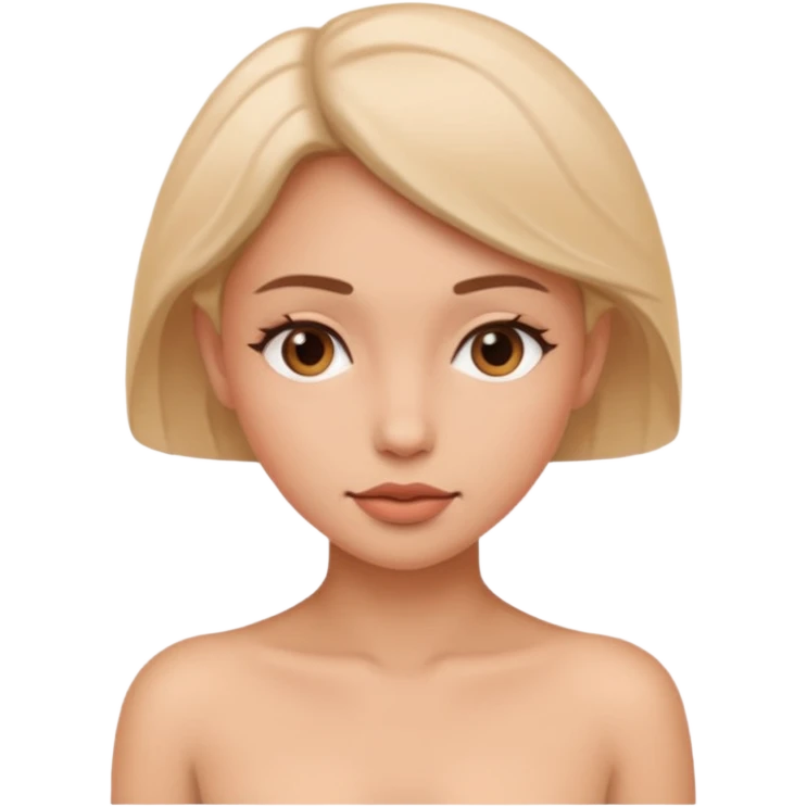 Người phụ nữ không mặt đồ emoji