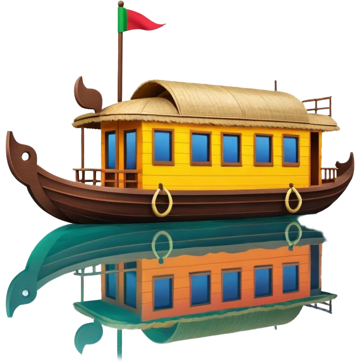 Kerala house boat emoji