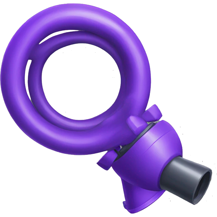 Make a purple phonendoscope emoji emoji