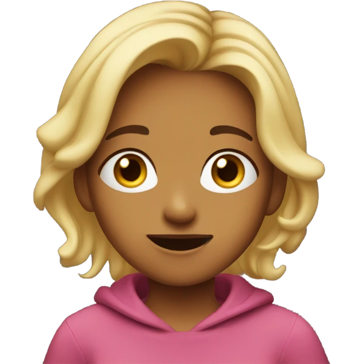 talking girl emoji