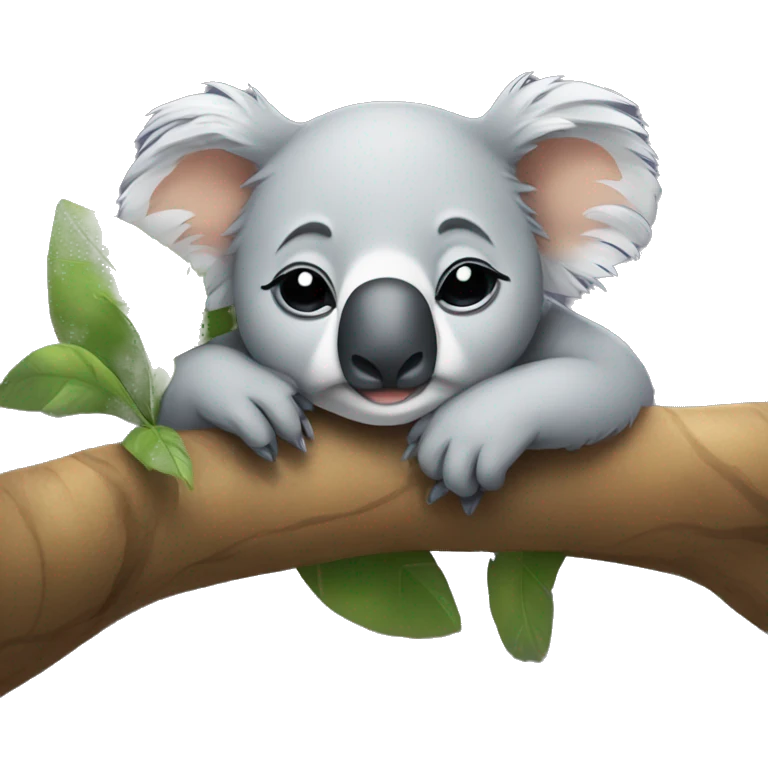 Koala sleeping  emoji