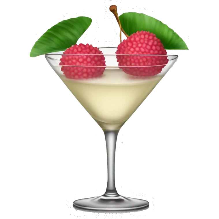 Lychee Martini emoji